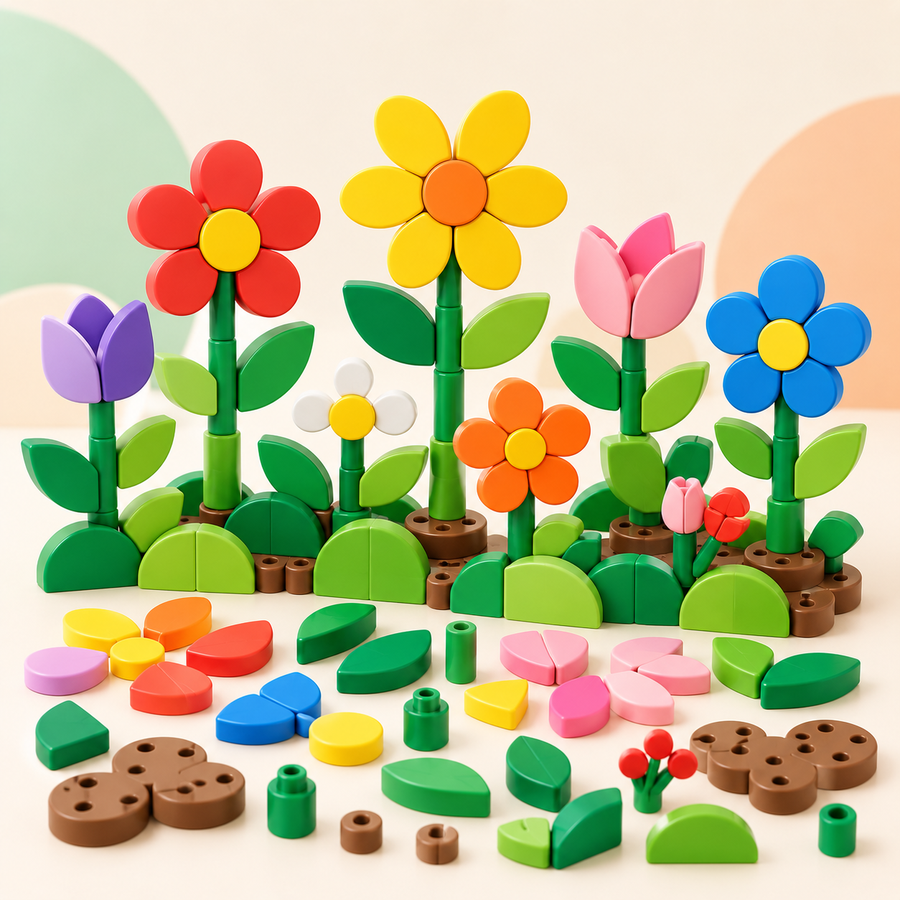 Creiomp™ BuildBloom Interlocking Garden Set